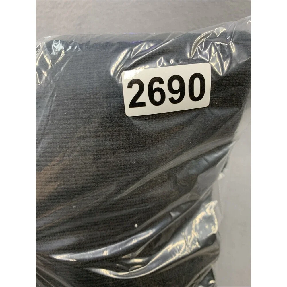 Hurley New York Winter Scarf ONLY Black Grey Stripe One Size Beanie Is Missing